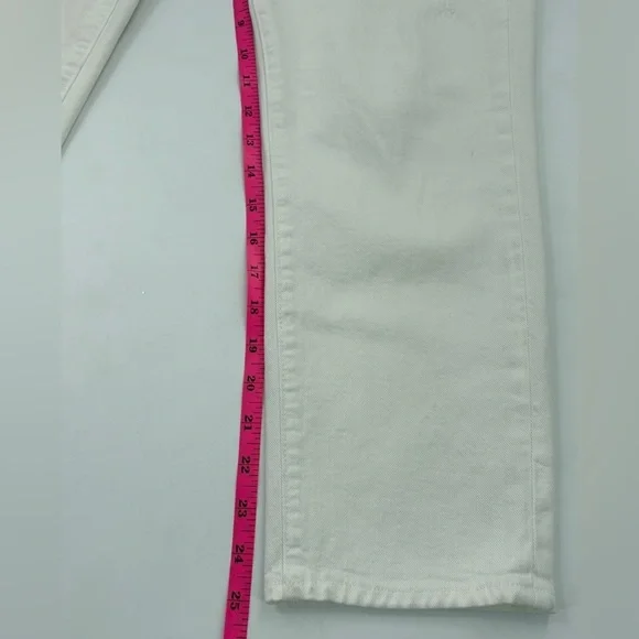 Paige White Venice Capri Pants Lightly Distressed Cropped Women's Size 29 - Picture 5 of 8